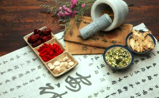 Chinese kruiden gerangschikt